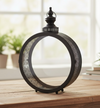 Tall Black Metal Glass Lantern