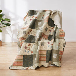 Greenland Home Sedona Southwest Striped Cotton Throw Blanket, 50 x 60 Inches