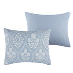 Refreshing Blue Quilt Set – Twin/XL Size Coverlet and Sham