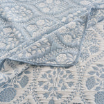 Sky Blue Twin Size Coverlet – Greenland Home 2-Piece Set