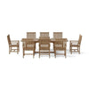 Anderson Teak Set-112A Bahama Wilshire Armchair 9-Pieces Extension Dining Set