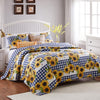 Greenland Home Sunflower GL-2011CMST Quilt Set 2-Piece Twin/XL