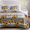 Greenland Home Sunflower GL-2011CMSK Quilt Set 3-Piece King/Cal King
