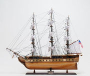 Old Modern Handicrafts T012A USS Constitution Large With Table Top Display Case