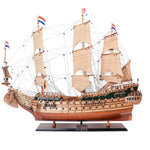 Friesland Dutch Tall Ship Model – 35 in Handcrafted Wood – Maritime Decor By Old Modern Handicrafts