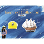 HMS Victory Combo – 27 in Model Ship and Classic Embroidered Hat By Old Modern Handicrafts