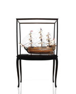 Old Modern Handicrafts T034B HMS Victory Large With Floor Display Case