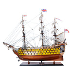 HMS Victory Painted Admiral Line – 32.28" Museum-Quality Ship Model By Old Modern Handicrafts