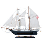 Harvey Painted Ship Model Captain Line – 26" Handcrafted Wooden Replica By Old Modern Handicrafts