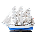 Christian Radich Ship Model – Admiral Line – 30 inches H Fully Assembled By Old Modern Handicrafts
