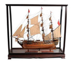 Old Modern Handicrafts T191A HMS Surprise Large With Table Top Display Case