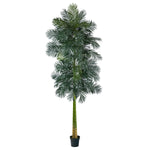 Nearly Natural T2396 10’ Double Stalk Golden Cane Artificial Palm Tree