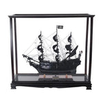 Old Modern Handicrafts T305A Black Pearl Pirate Ship Midsize With Display Case