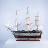 12 Apostolov Model Ship – 33.46in – Black and White Wooden Replica