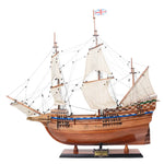 Model Ship - Mayflower 30" Natural Wood Finish - Handcrafted Historic Replica - By Old Modern Handicrafts