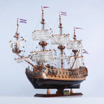 Goto Predestination Model Ship – 30.3in – Handcrafted Wooden Replica By Old Modern Handicrafts