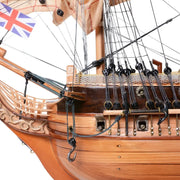 HMS Surprise Model Ship – 26.75in – Handcrafted Wooden Frigate Replica By Old Modern Handicrafts