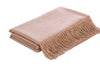 Natural Camel Hair Throw Blanket – Flatweave Design