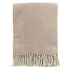 Beige throw