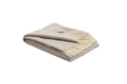 wool cashmere Driftwood throw