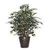 Vickerman TXX0240 4' Artificial Variegated Extra Full Bush Rattan Basket