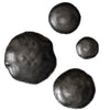 Set of 4 Nickel Wall Bowls – Uttermost Lucky Coins Outdoor Metal Decor