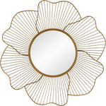 Uttermost 9912 Blossom Gold Floral Mirror
