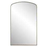 Uttermost Tordera Modern Arch Mirror – Brass Plated Frame, 24