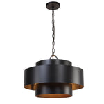 Uttermost 21585 Youngstown Dark Bronze 4 Light Pendant