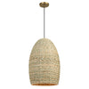 Uttermost 21587 Cardamom 1 Light Woven Rope Pendant