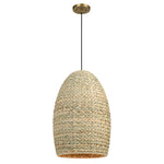 Uttermost 21587 Cardamom 1 Light Woven Rope Pendant