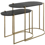 Uttermost 22882 Aztec Wood Nesting Tables, Set of 2