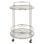 Uttermost 22895 Spritz Chrome Bar Cart