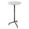 Uttermost 22897 Puritan White Marble Drink Table