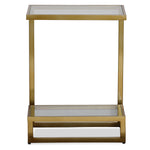 Uttermost 22913 Musing Brushed Brass Accent Table