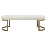 Uttermost 23757 Infinity Gold Bench