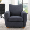 Uttermost 23759 Teddy Slate Accent Chair