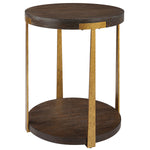 Uttermost 25554 Palisade Round Wood Side Table