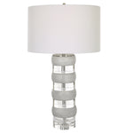 Uttermost 30192 Band Together Crystal & Wood Table Lamp