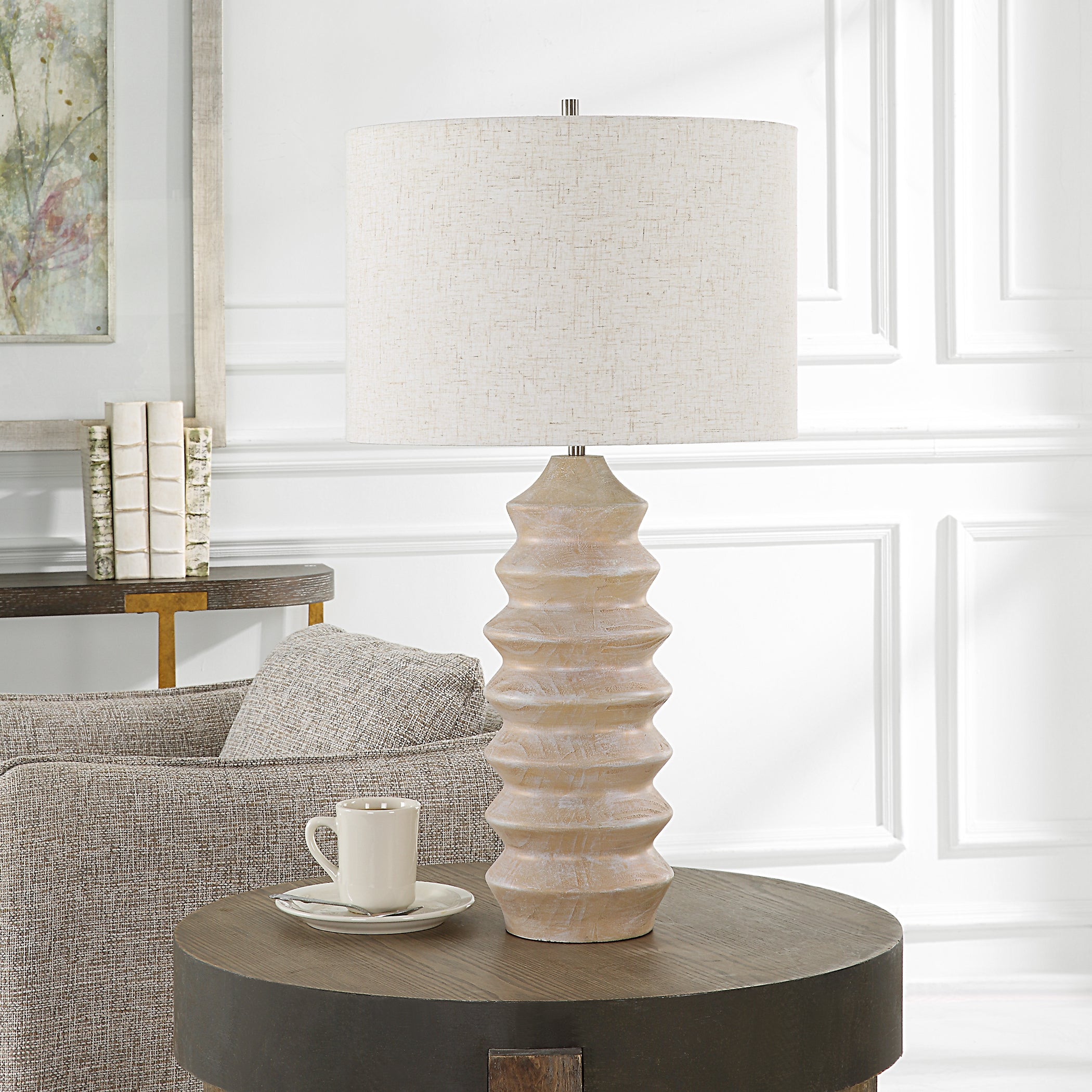 Uttermost 30195-1 Uplift Geometric Table Lamp – Uber Bazaar