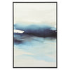 Uttermost 32307 Waves Framed Canvas Abstract Art