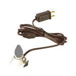 Vickerman V20B700 6' Switched Pinch Clip C7 Socket Xtw 20 Guage Brown Wire 2 Pack