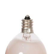 Vickerman V21G401 G40 Frosted White Incandescent Bulb E12 Base 120Volt 5Watt