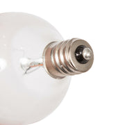 Vickerman V21G401 G40 Frosted White Incandescent Bulb E12 Base 120Volt 5Watt