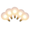 Vickerman V401725 G50/E12 Satin White Bulbs 10 Per Pack