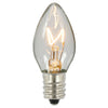 Vickerman V471721-25 C7 Clear Twinkle Replacement Bulb 5 Watts 120 Volt Package Of 25