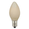 Vickerman V471751-25 C7 Ceramic White Replacement Bulb 130 Volt 5 Watt Ul Box Of 25