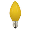 Vickerman V471755-25 C7 Ceramic Yellow Replacment Bulb 130 Volt 5 Watt Ul Box Of 25