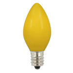 Vickerman V471755-25 C7 Ceramic Yellow Replacment Bulb 130 Volt 5 Watt Ul Box Of 25