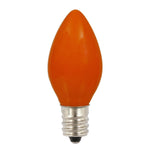 Vickerman V471757-25 C7 Ceramic Orange Replacement Bulb 130 Volt 5 Watt Ul Box Of 25